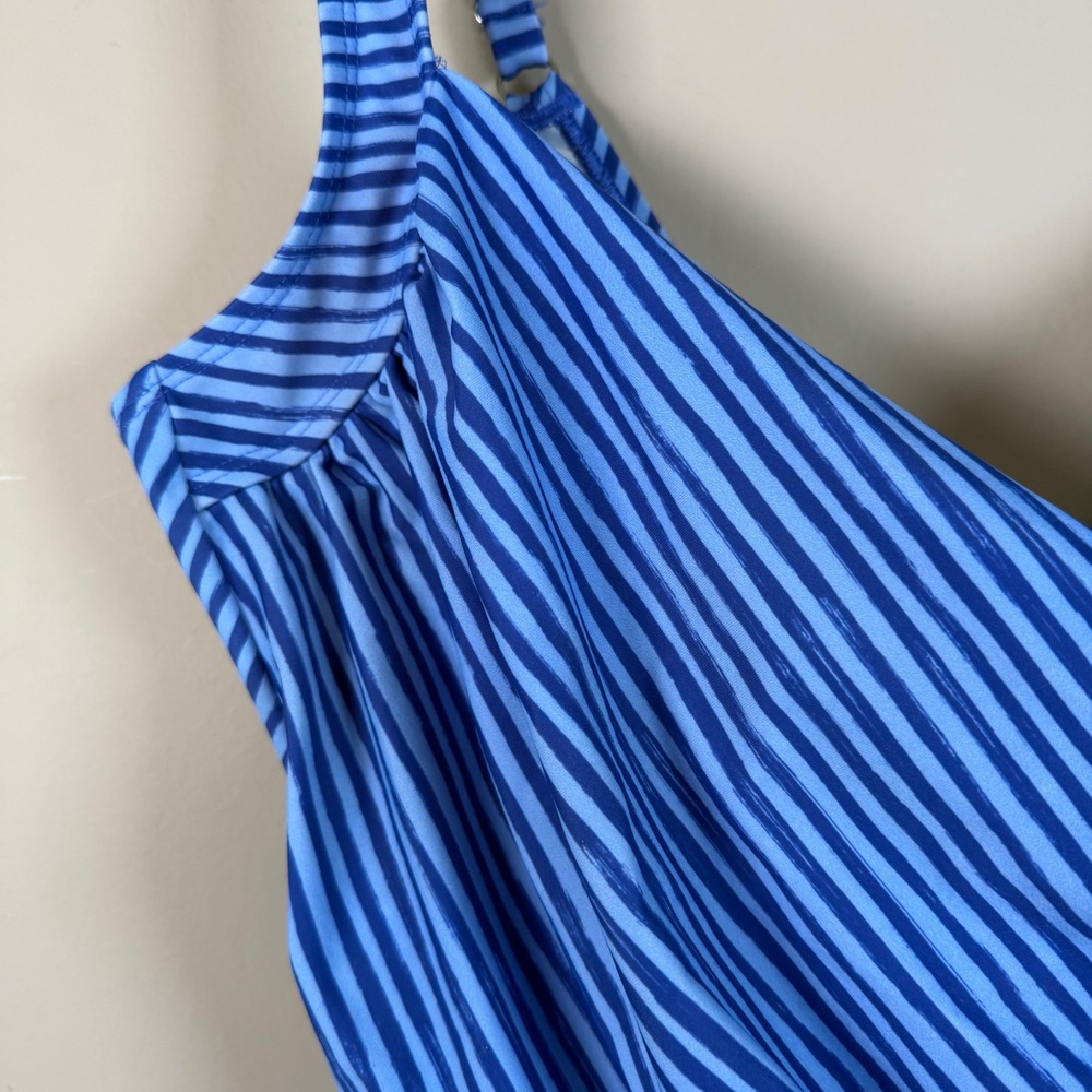 Miraclesuit X Talbots Sanibel One Piece- Painterly Stripe - Picture 3 of 12